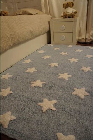 Lorena Canals Blue Stars White 120 x 160