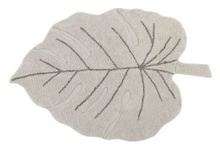 Lorena Canals Washable rug Monstera 120 x 180 - Natural