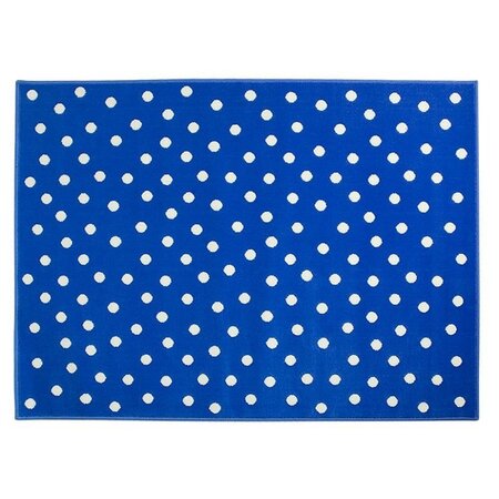 Lorena Canals Dots Deep Blue Teppiche 200 x 300 cm