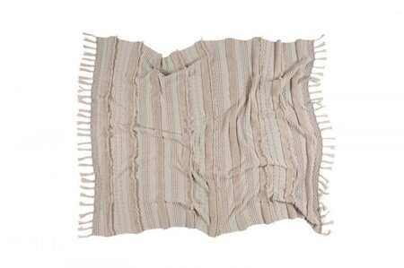 Lorena Canals Kuscheldecke Baumwolle Air 125 x 150 cm - Dune white