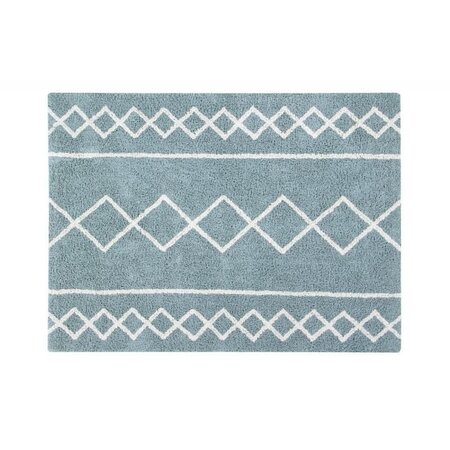Lorena Canals Back To Basics Oasis Natural 120 X 160 cm  - Vintage blue