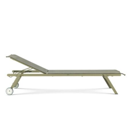 Ethimo Ethimo Elisir - Sunbed Schlammgrau, Ethitex Taubengrau