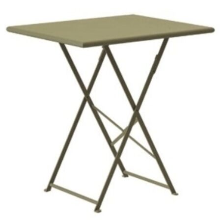 Ethimo Ethimo Flower Rectangular Table 55 x 70 cm Olivgrün