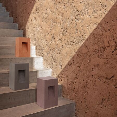 Ethimo Ethimo Step - Square Path Lamp Terrakotta Rot