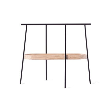 Cappellini Pinch Side Service Table schwarz / natur