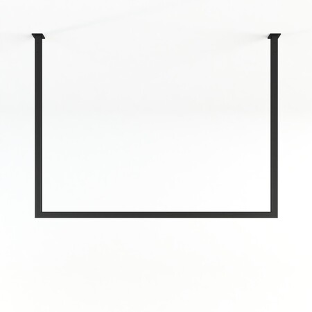 Metallbude Rubi Schwarz, H: 80 cm / B: 60 cm