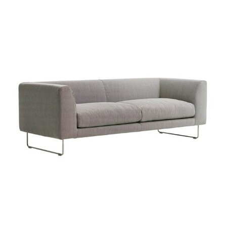 Cappellini Elan 2-Seater Sofa Remix 3 - 447, 435 Edelstahl satiniert