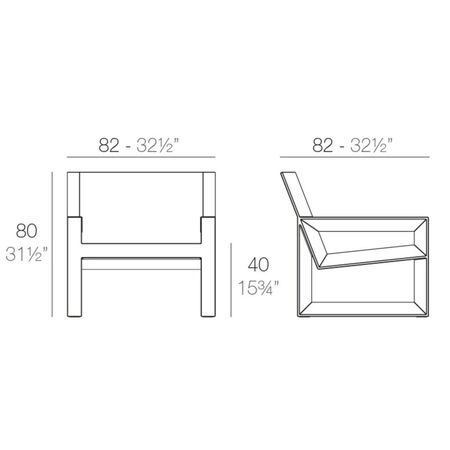 Vondom Vondom Frame -  Lounge Stuhl