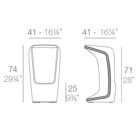 Vondom Vondom Ufo - Bar Hocker