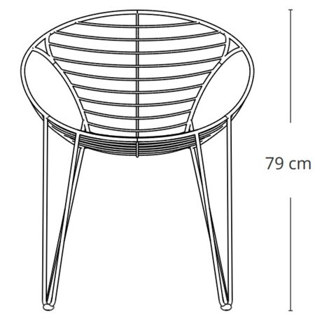 Joli Wire Dining Chair - Esszimmerstuhl