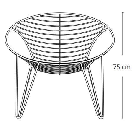 Joli Joli Wire Lounge-Sessel