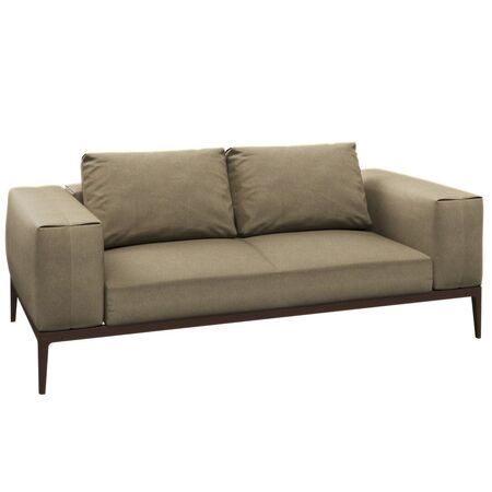 Gloster Gloster Grid Sofa Java, Heritage Ashe