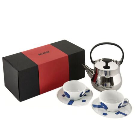 Alessi Wasserkocher/Teekanne Cha &Tea Gift Set von Alessi Aluminium