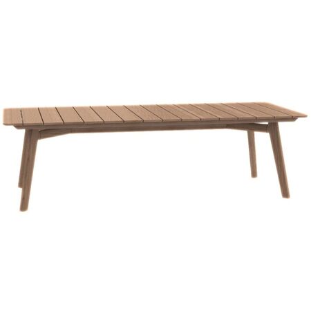 Ethimo XL Rechteckiger Esstisch Knit von Ethimo Teakholz