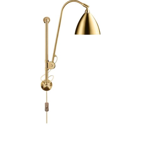 Wandleuchte Bestlite mit Messinggestell