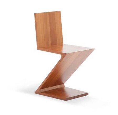 Cassina Zig-Zag Stuhl Esche naturfarbig