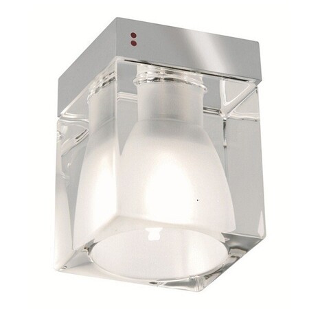 Fabbian Cubetto Glass crystal/white/black E01 Deckenleuchte