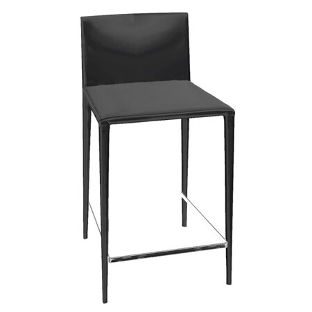Arper Norma 1713 CT Leder Hocker 76 cm Höhe