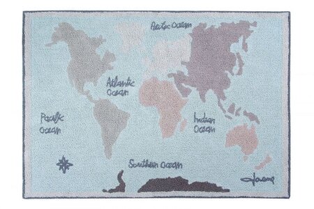 Lorena Canals Back To School Vintage Map 140 x 200 cm