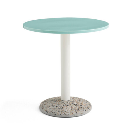 HAY Hay Ceramic Table Ø: 70 cm, Light Mint