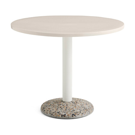 HAY Hay Ceramic Table Ø: 90 cm , Warm White