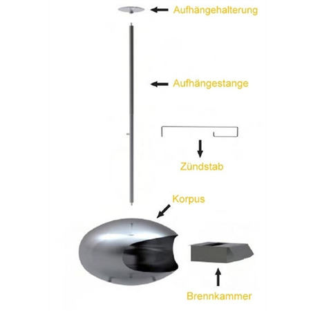 Feuerstelle Cocoon Fire Cocoon Aeris Black