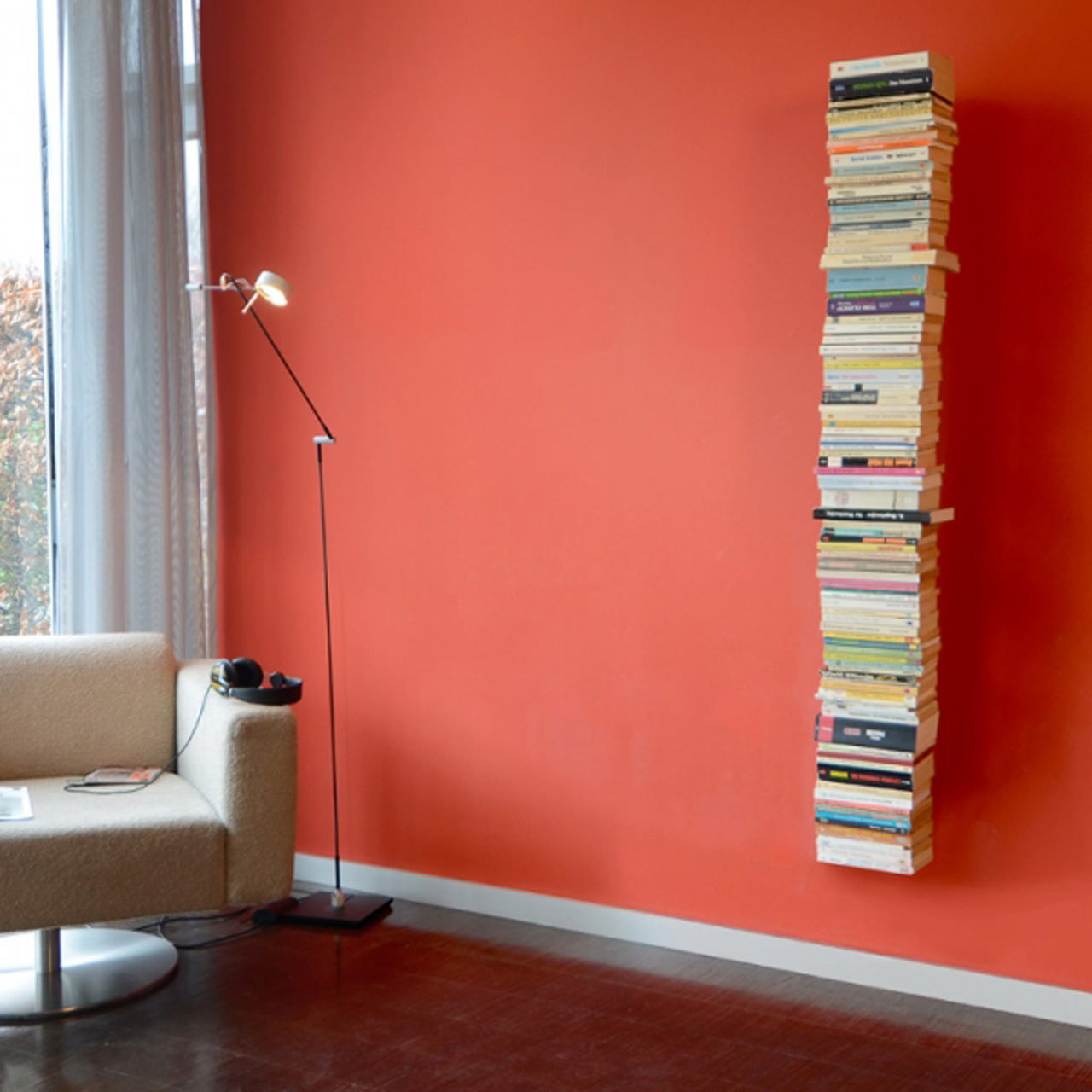 Wand-Bücherregal Booksbaum Radius Design
