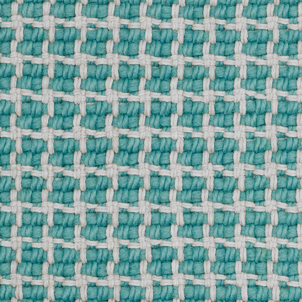 Teppich Lattice Türkis Kvadrat