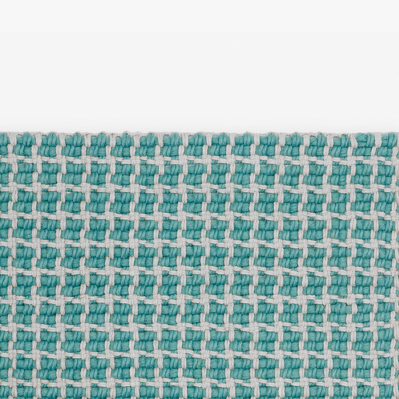 Teppich Lattice Türkis Kvadrat