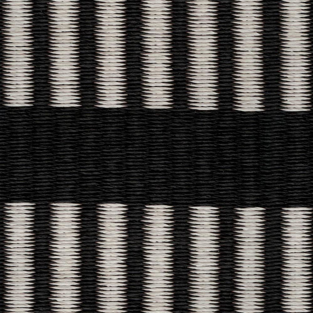 Teppich Cut Stripe Schwarz Steingrau Woodnotes