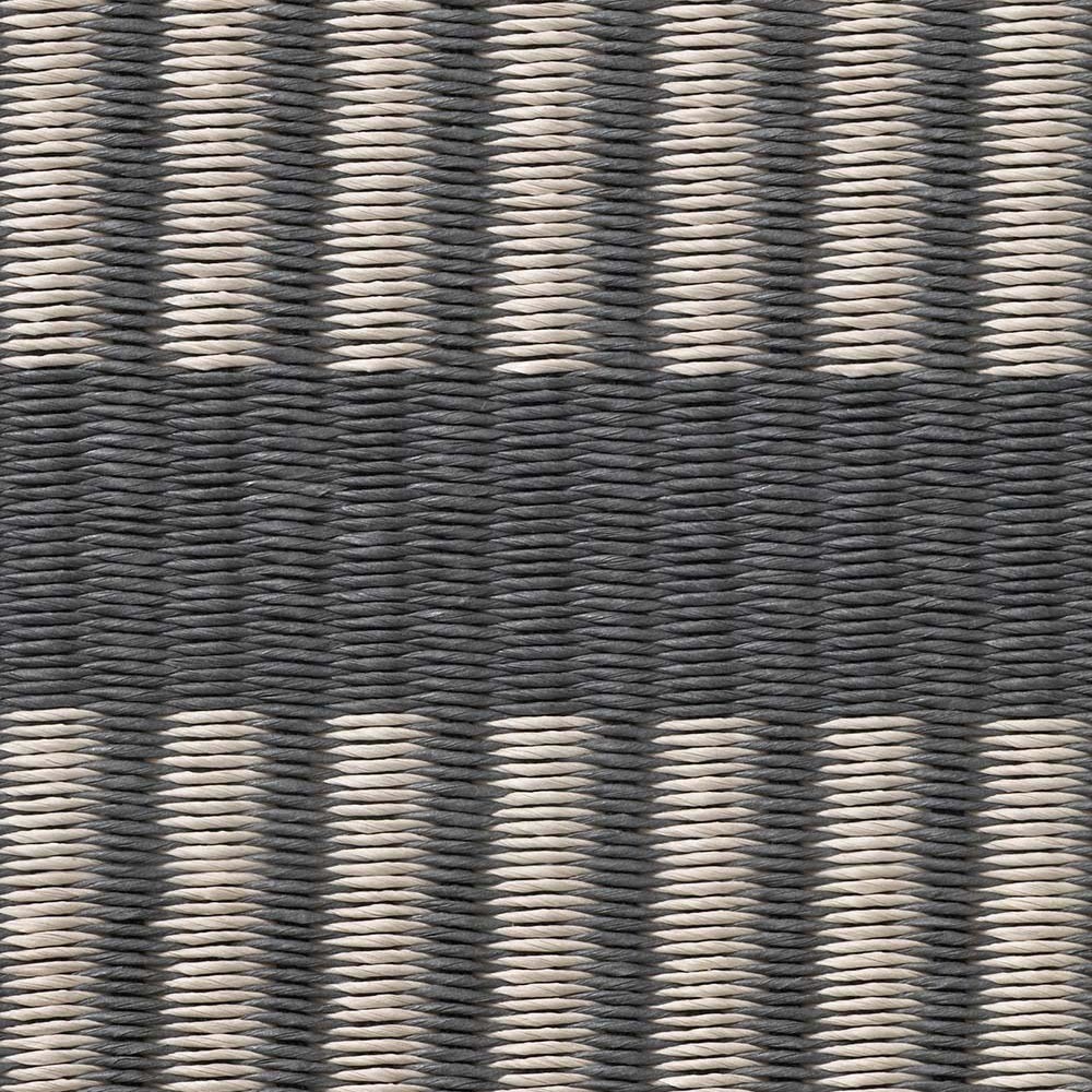 Teppich Cut Stripe Grafit Steingrau Woodnotes