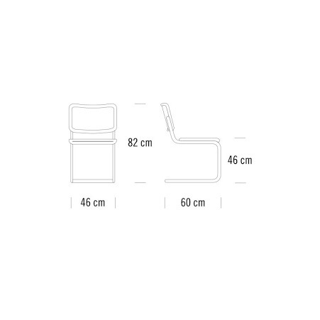 Stuhl S32 V Thonet