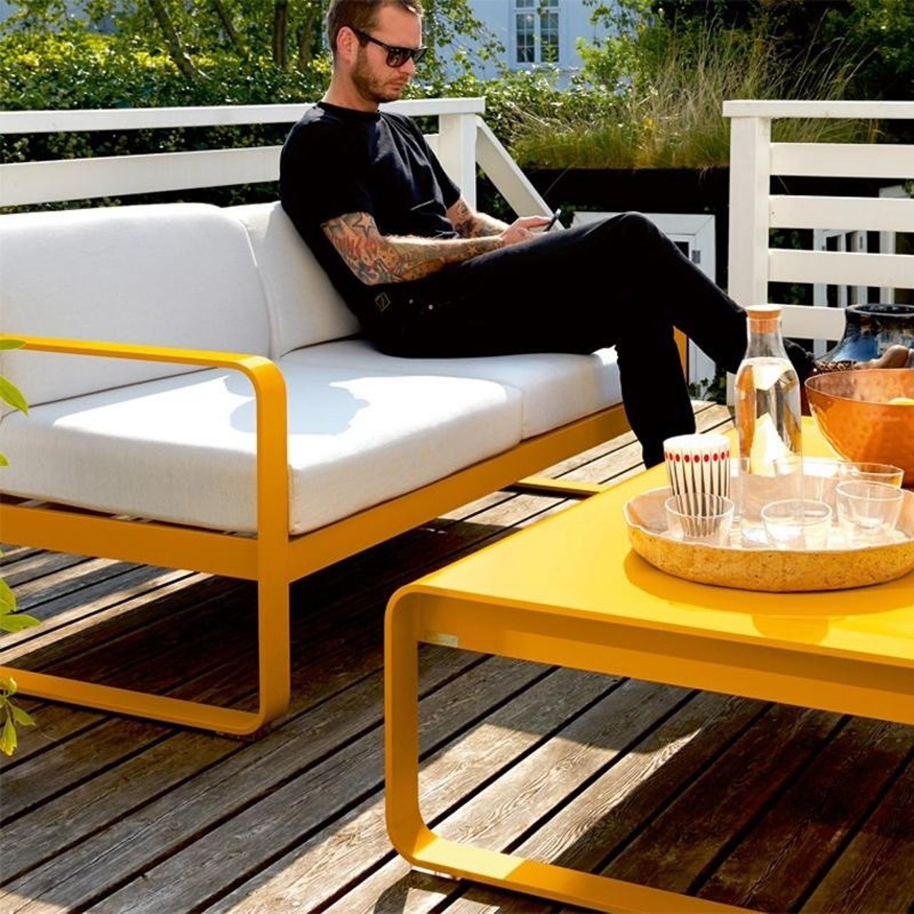Fermob Outdoor 3-Sitzer Sofa 'Bellevie'  