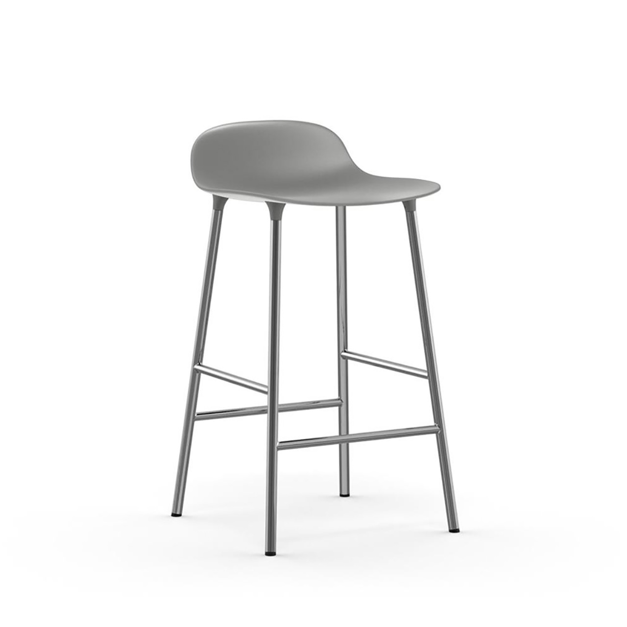 Barhocker Form mit Stahlgestell