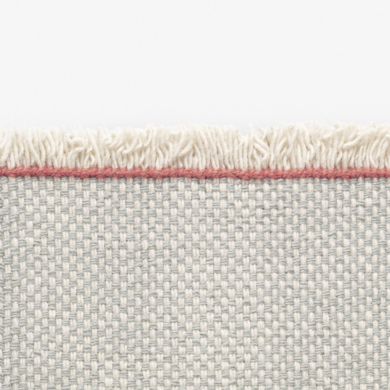 Kvadratrugs,Teppich,Duotone, Offwhite-Grau