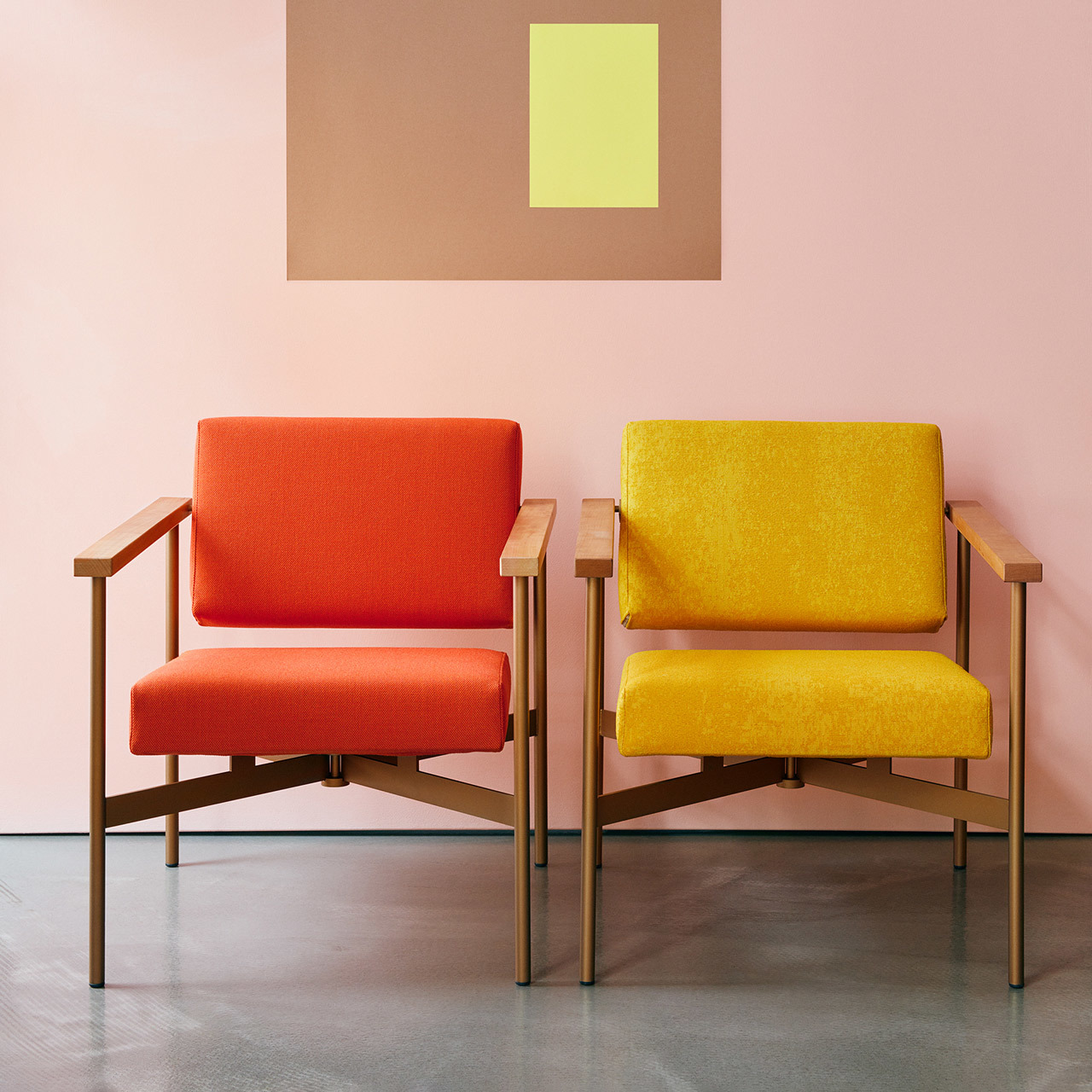  Sessel 'Gugelot' im Stoff Steelcut Trio 3
