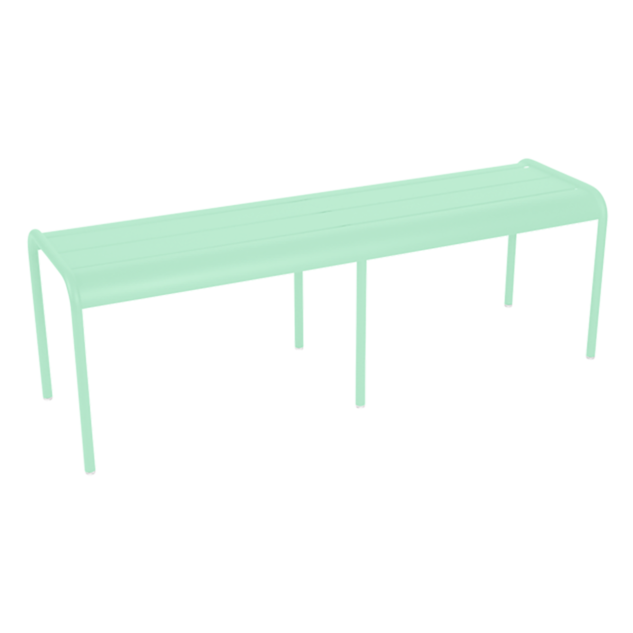 Fermob Bank Luxembourg Lagunenblau 46  2/3-Sitzer mit Lehne