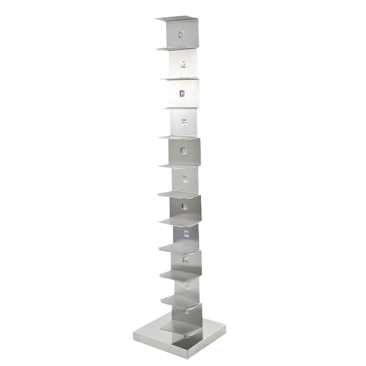 Opinion Ciatti  Bücherturm 'Ptolomeo'   215 cm,  Edelstahl / Basis Edelstahl	
