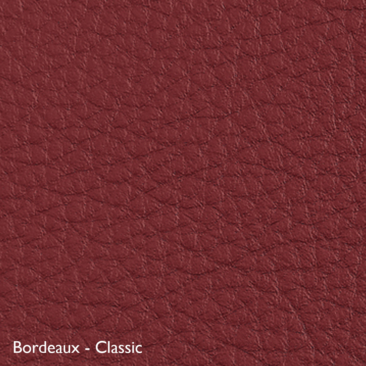 Classicon Sessel 'Euvira' mit Polsterung  Eiche natur,  Filzgleiter,  Bordeaux - Classic