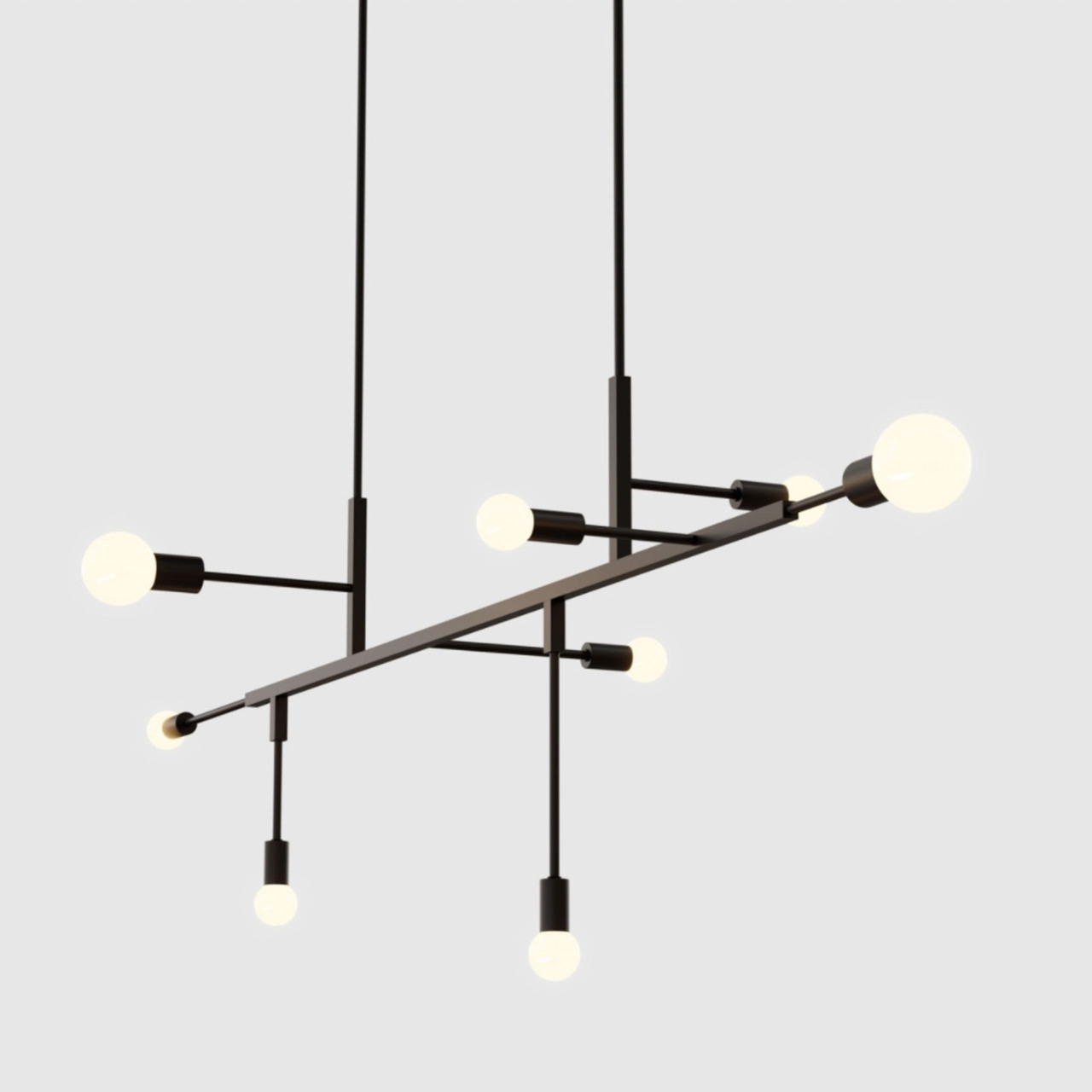 Lambert & Fils Deckenleuchte 'Cliff 07'  Graphit