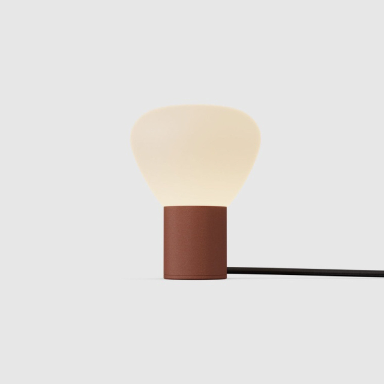 Lambert & Fils Tischleuchte 'Parc 01'  Terracotta,  Hand-Schalter