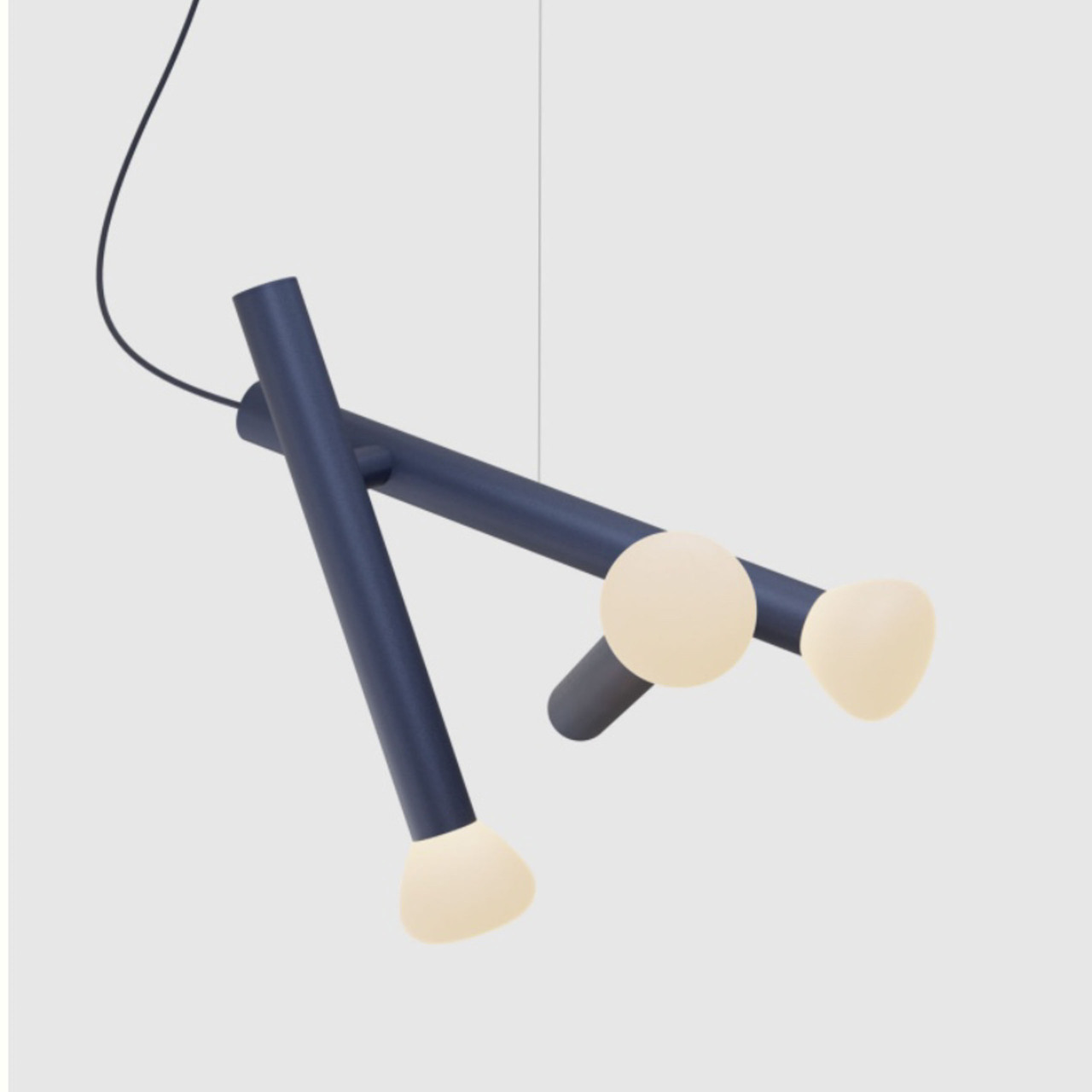 Lambert & Fils Pendelleuchte 'Parc 04'  Mitternachtsblau