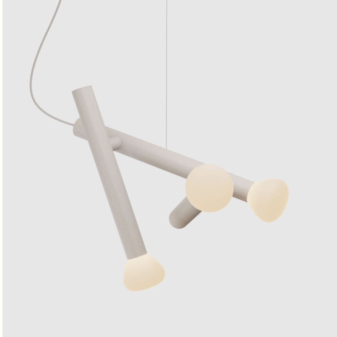 Lambert & Fils Pendelleuchte 'Parc 04'  Beige