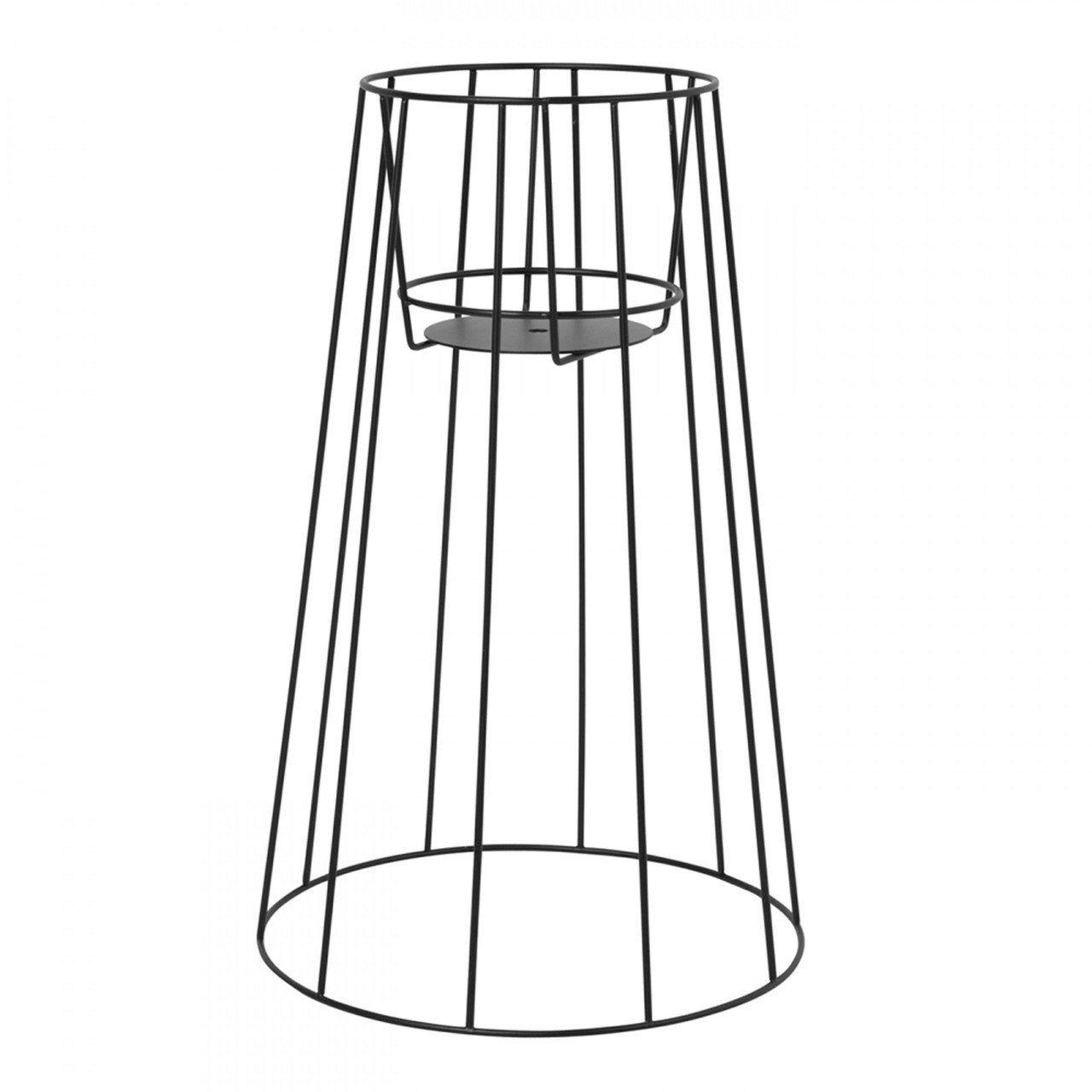 Ok Design Pflanzenständer 'Cibele' Schwarz, Gross