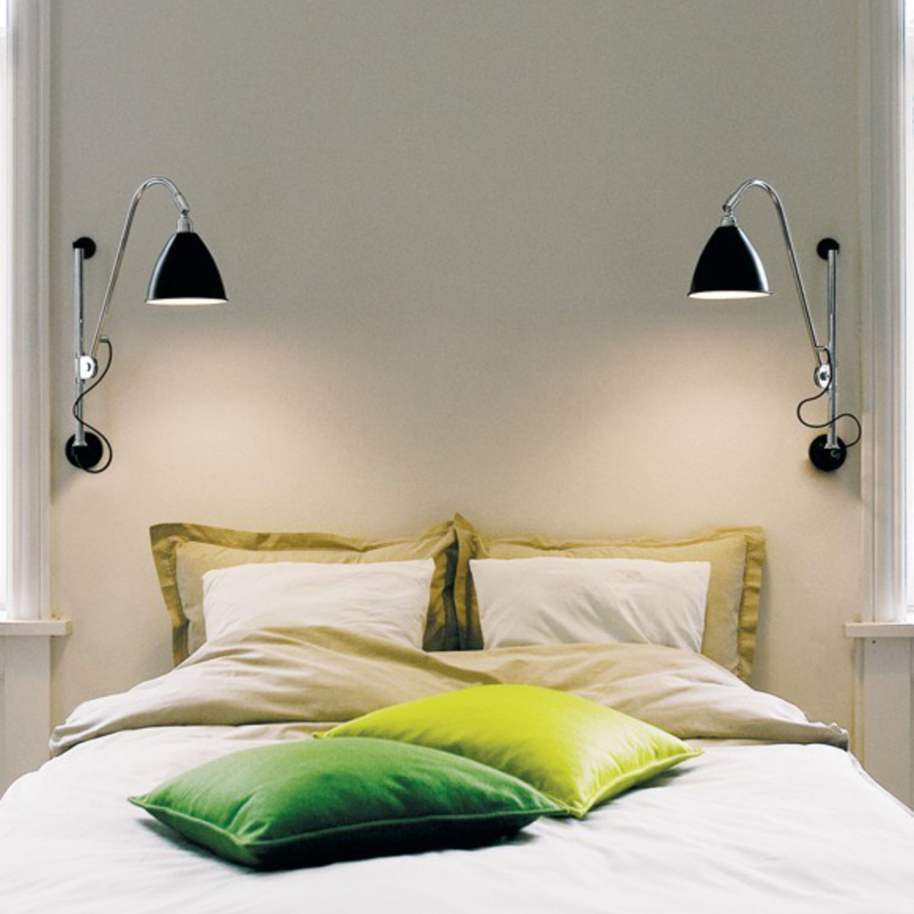 Gubi Wandleuchte 'Bestlite BL5' mit Chromgestell