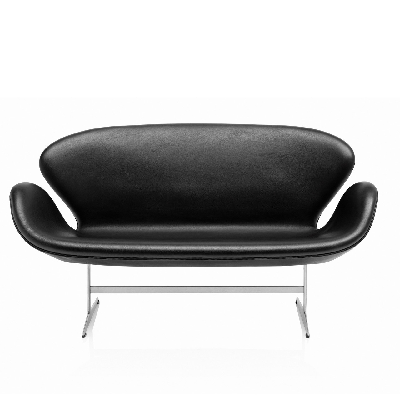  2-Sitzer Sofa 'Swan' in Leder