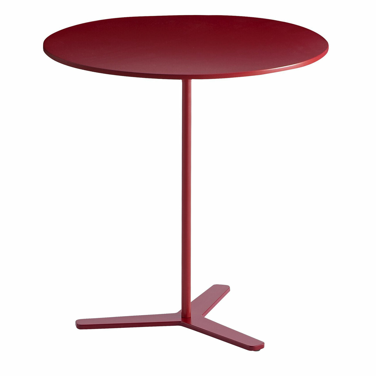 Mox Tre Beistelltisch ø 45 cm, Rot, 42 cm