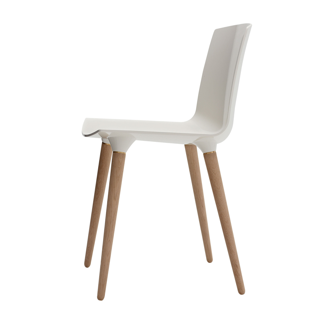 Andersen Furniture 'TAC' The Andersen Chair Matt Weiss (RAL 9010), Eiche matt lackiert