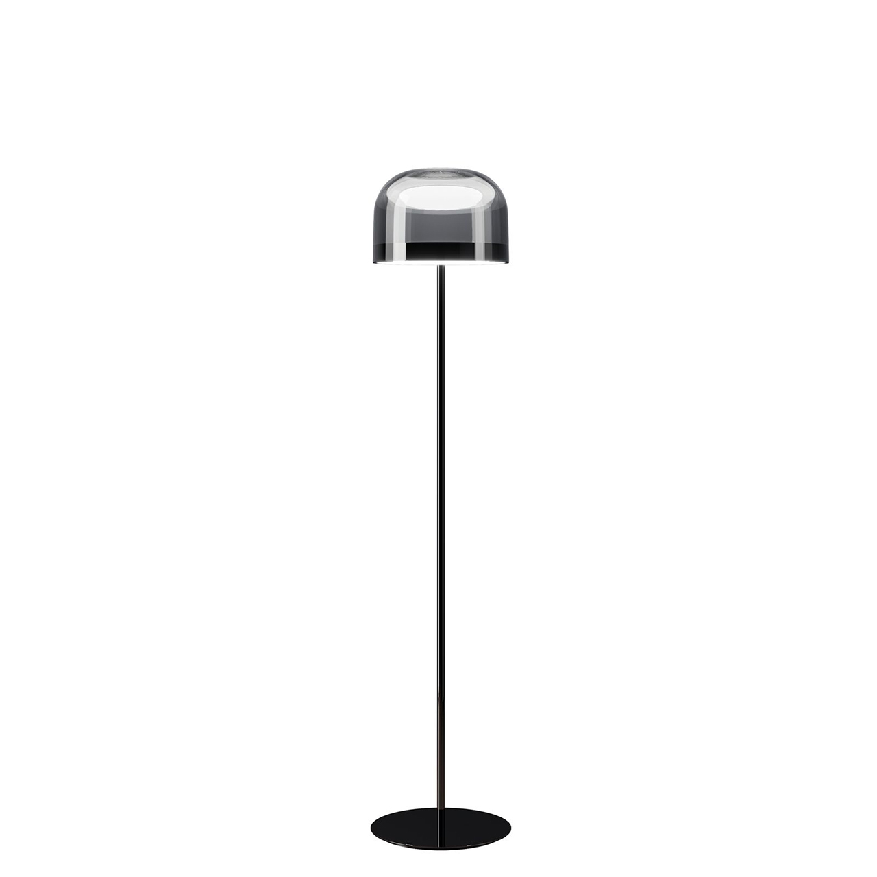 FontanaArte Stehleuchte 'Equatore' Schwarz, 135 cm