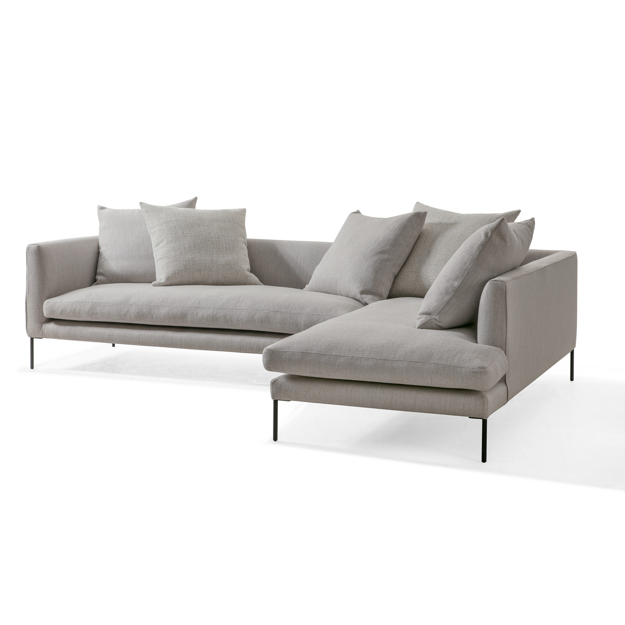 Wendelbo Sofa 'Blade' mit Chaiselongue im Stoff 'Sasso'